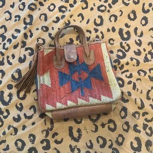 Vintage western leather purse